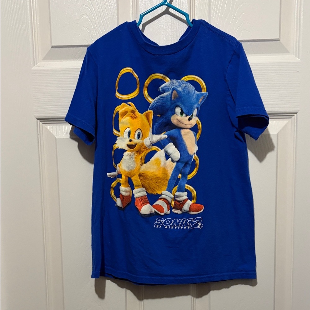 Blue Sonic the Hedgehog Kids T-Shirt